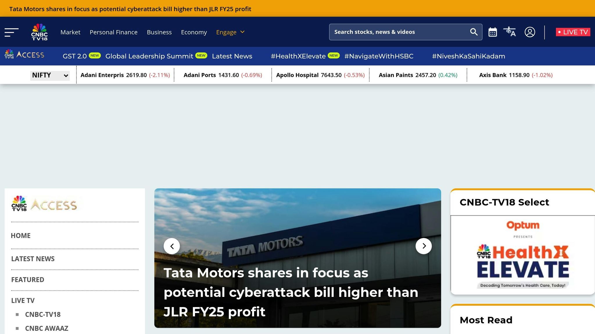 CNBC TV18