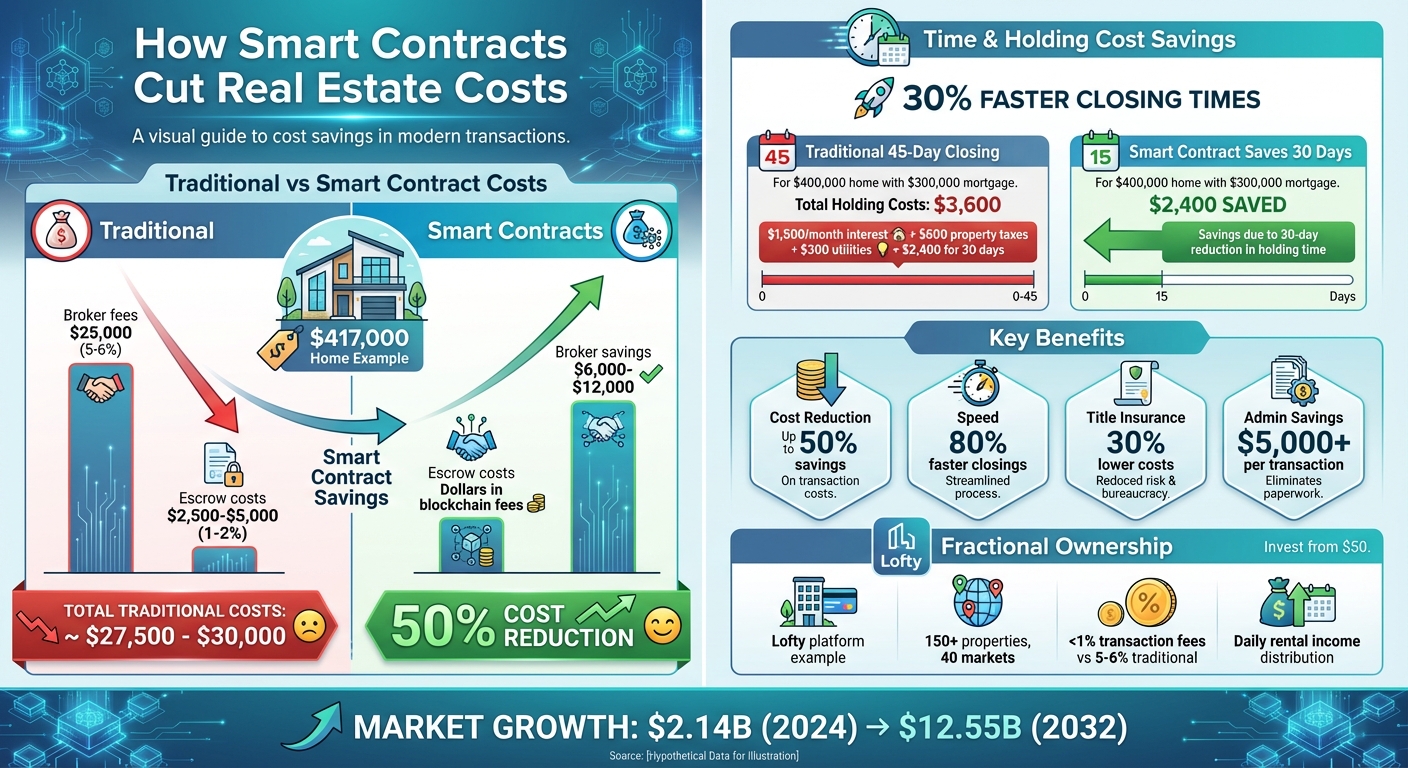 Smart Contract Cost Savings in Real Estate Transactions