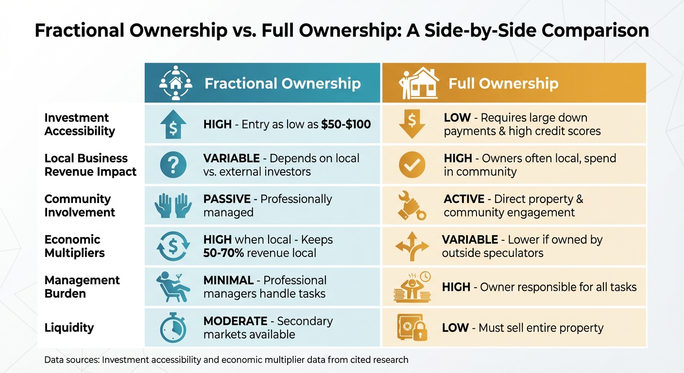 Fractional vs Full Real Estate Ownership Comparison