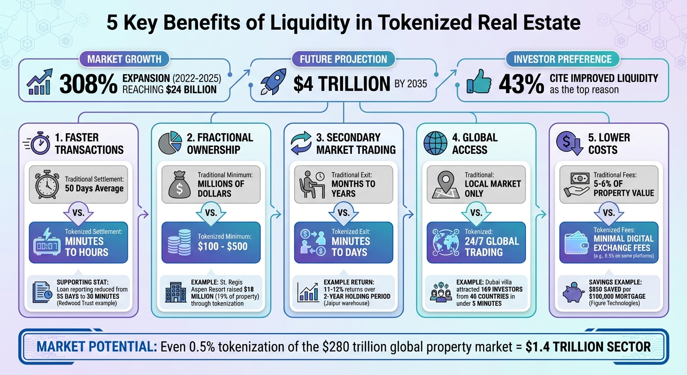 5 Key Benefits of Liquidity in Tokenized Real Estate
