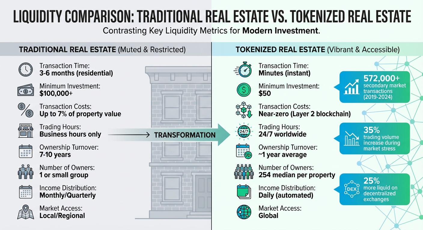 Traditional vs Tokenized Real Estate: Liquidity Comparison