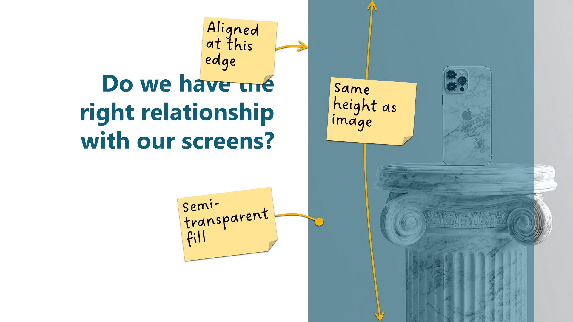 A screenshot of a semi-transparent rectangle being placed on top of an image, to illustrate Step 1 above.