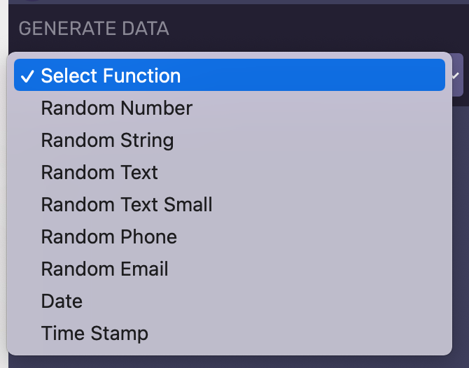 Functionize Architect can create random test data for you