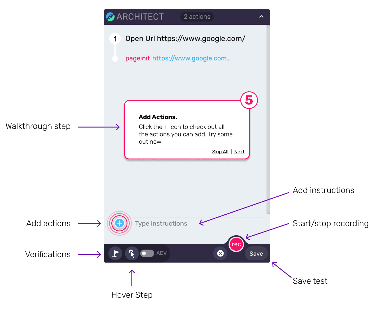 Functionize Architect now includes onboarding help