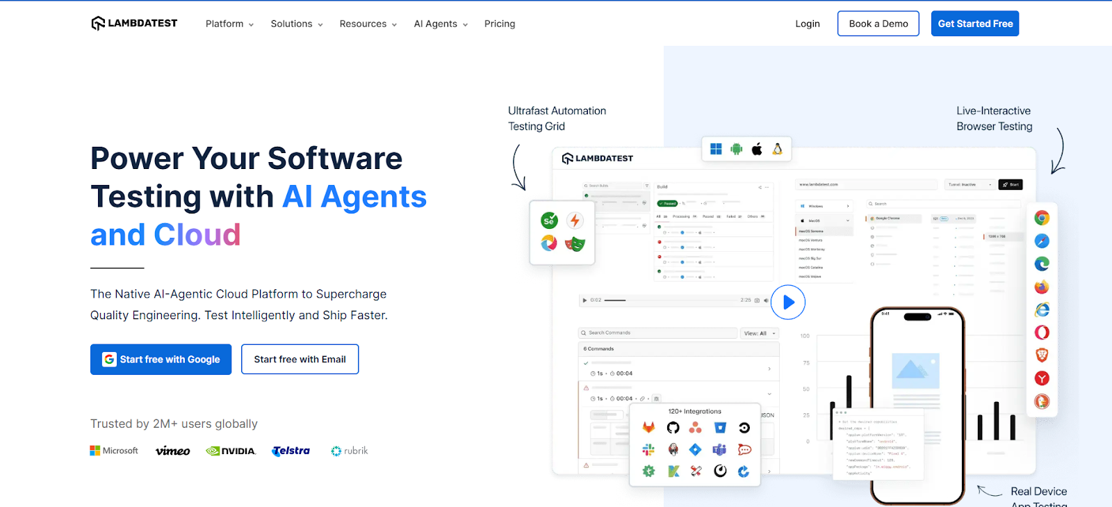LambdaTest: Cloud Cross-Browser/Device Automation and Grids