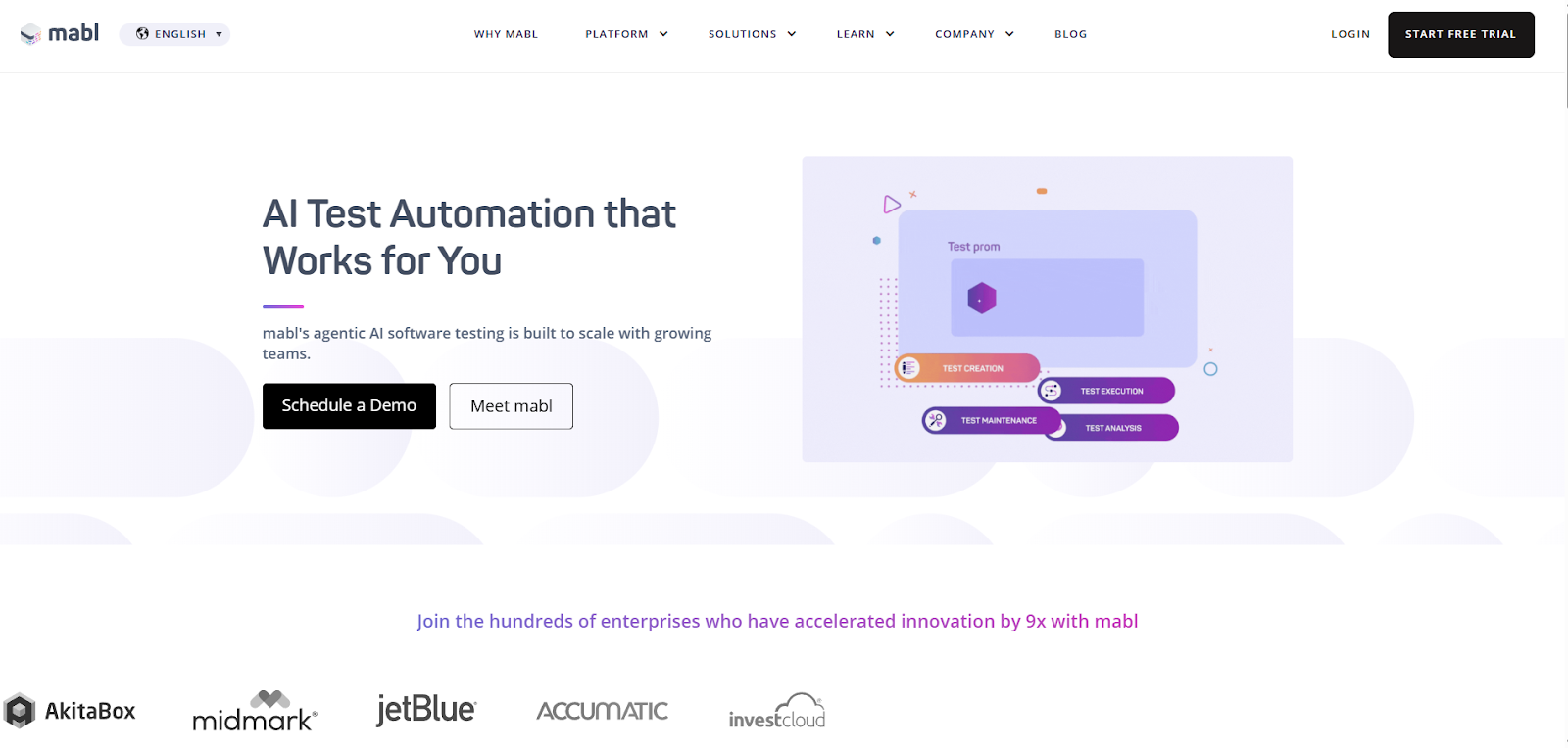 Mabl: Ai-Native, Low-Code Testing Across Web + APIs