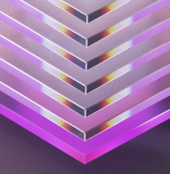 Stacked interface layers representing test coverage that stays current across software releases