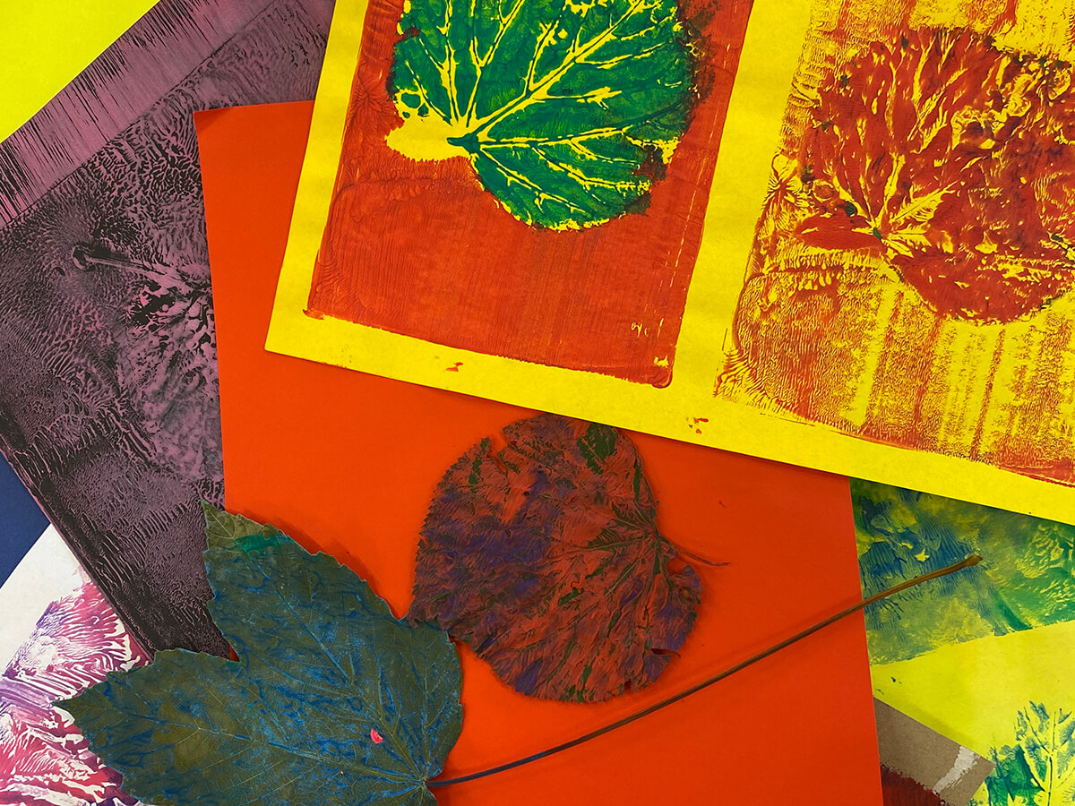Colour Monotype – workshop for childre