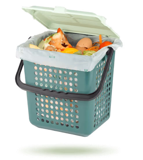 Airbox compostvat voor organisch afval gemakkelijk te openen