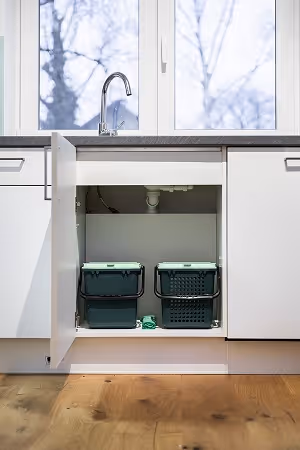 AirBox Bioabfallbehälter unter der Spüle