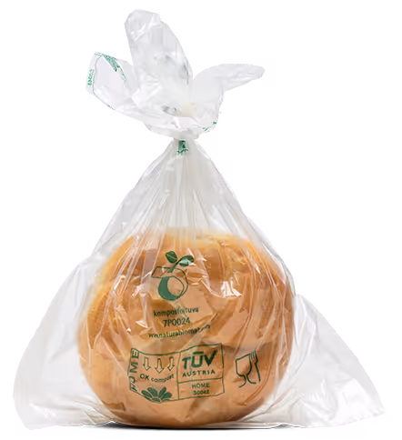 Snacks pakket i NATURAPACKAGING® Sandwichposer