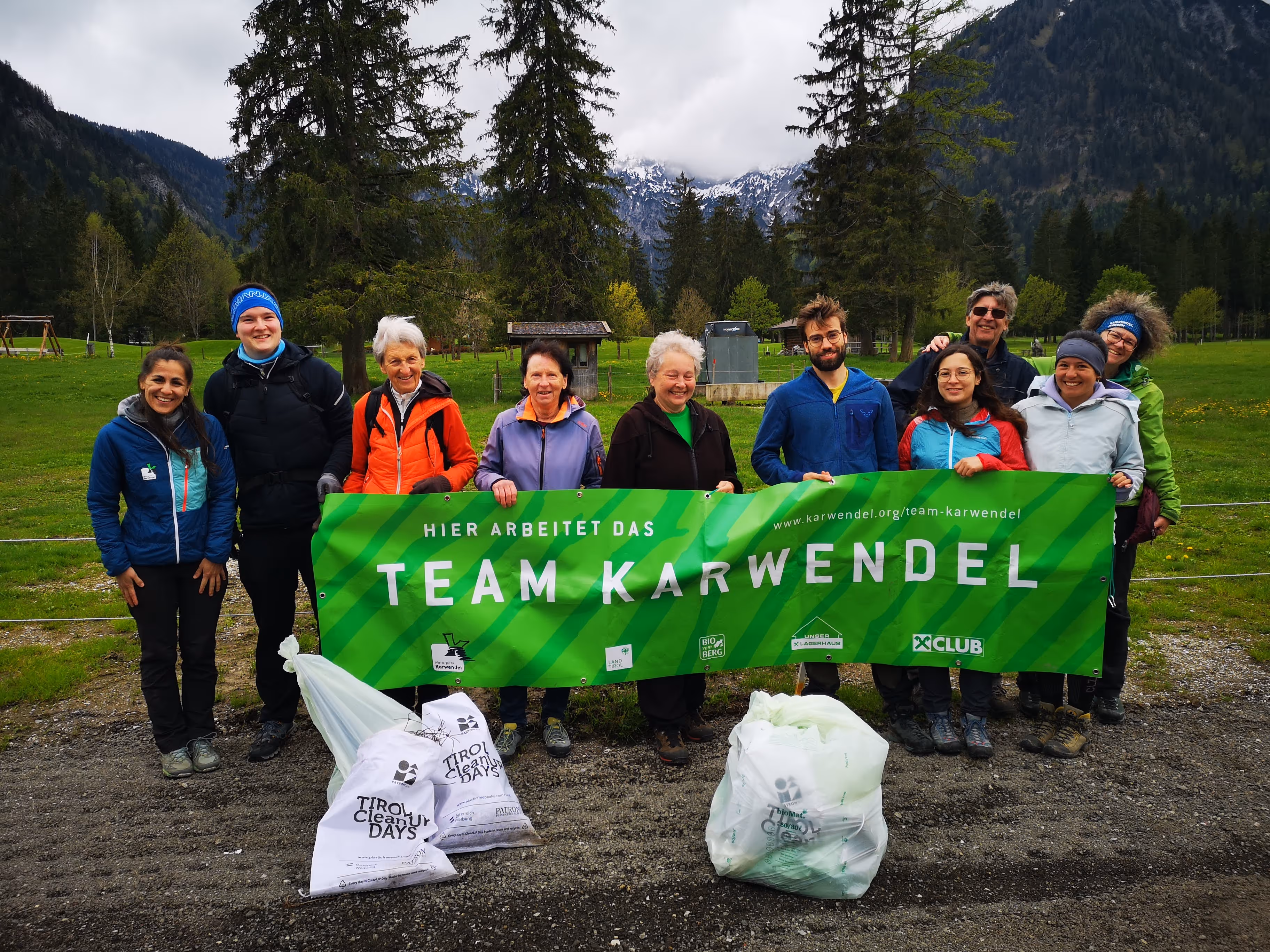 Cleanup Aktion Team Karwendel am Achensee