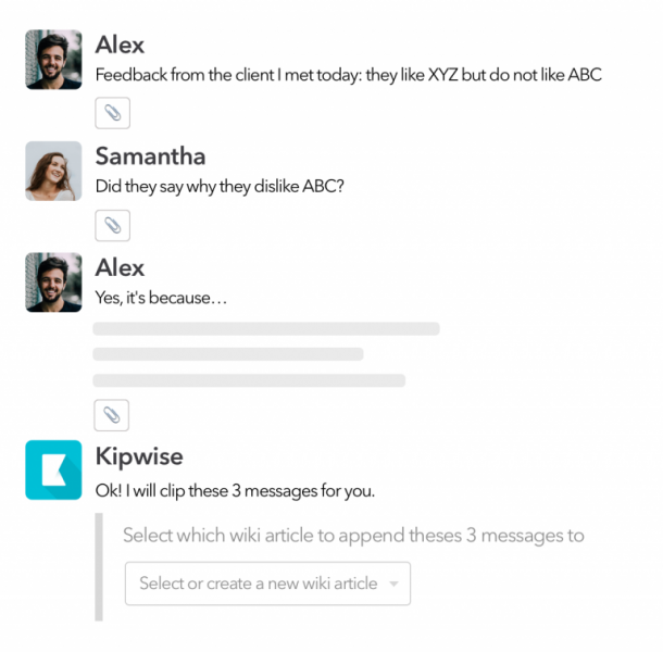 Save Slack messages