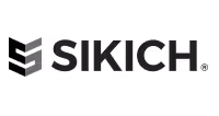Sikich logo in black with a stylized stacked S symbol to the left of the company name.