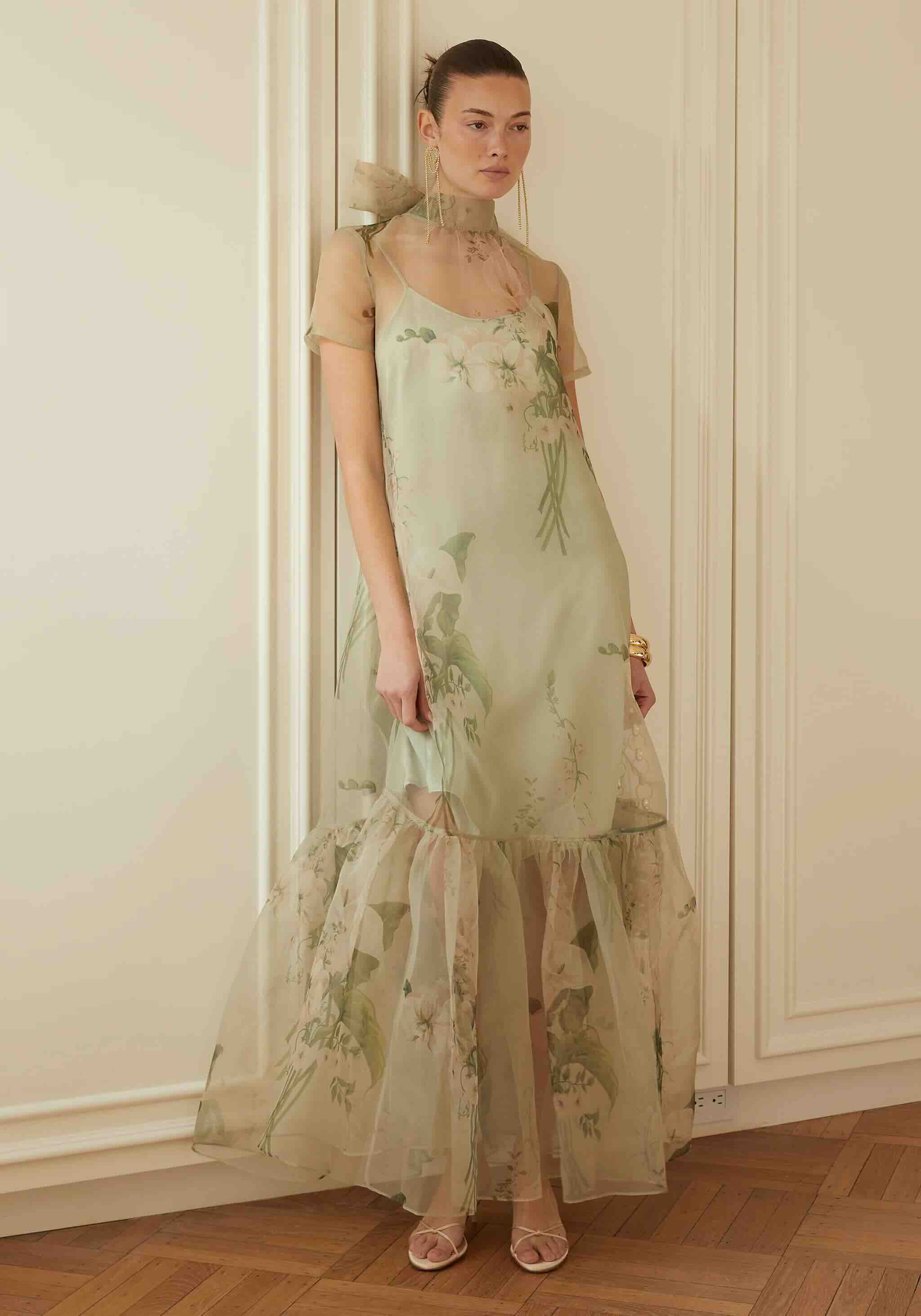 few moda green dress Few Moda | Perko Dress main image 0
