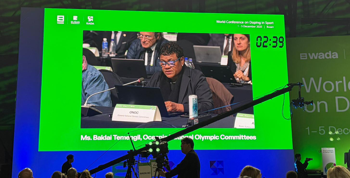 ONOC President Calls for Stronger Global Capacity Building at WADA World Conference in Busan