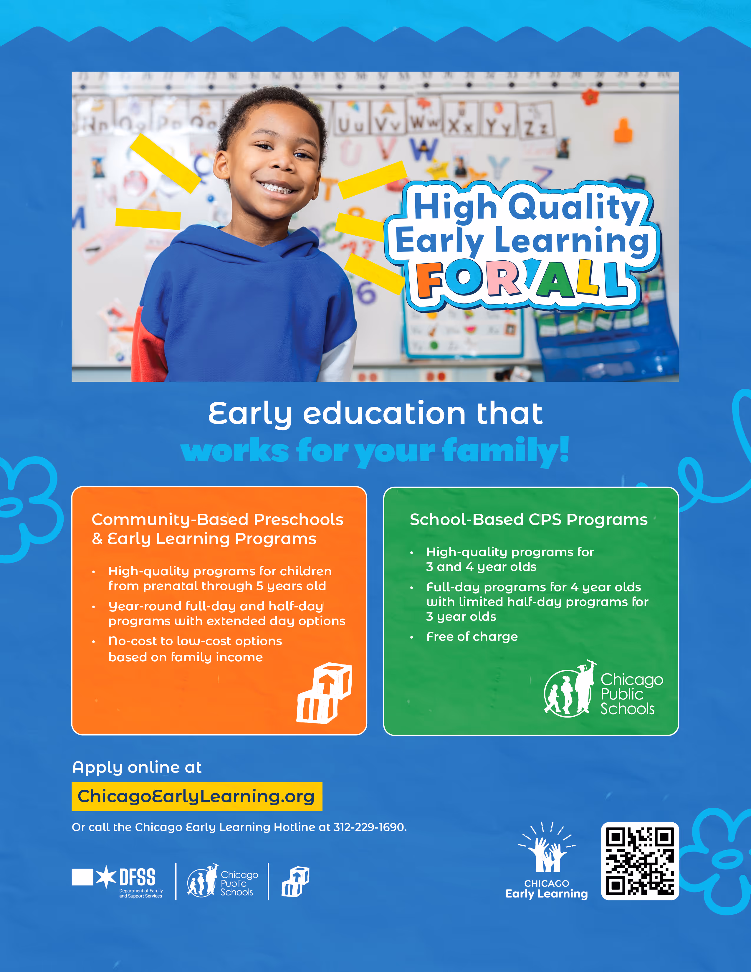 English Apply Now Flyer