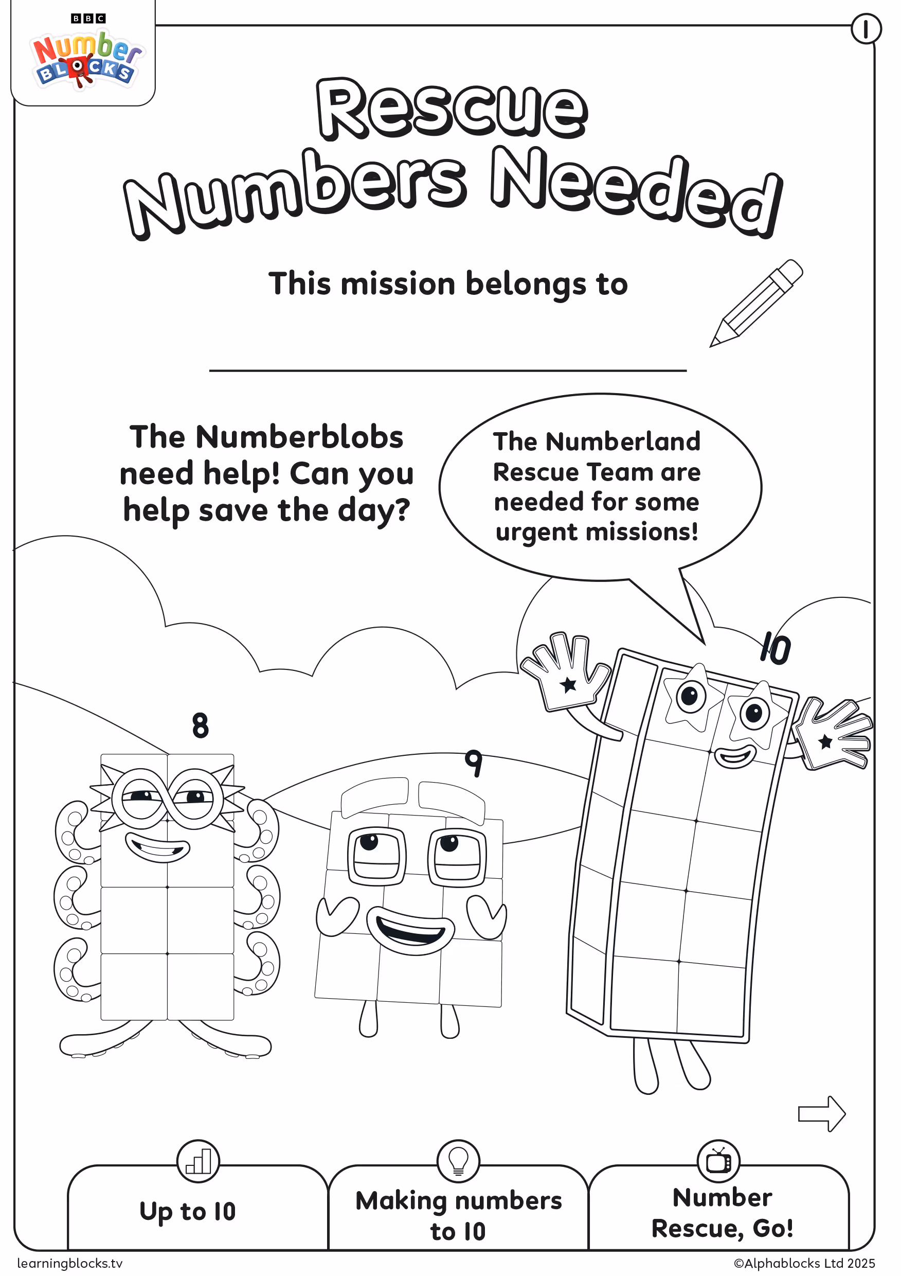 Number Rescue, Go!