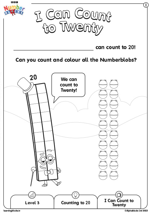 I Can Count to Twenty