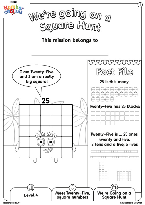 We're Going on a Square Hunt