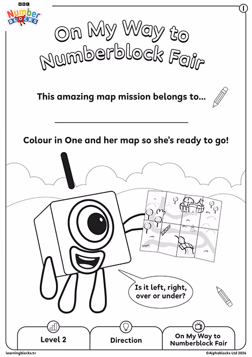 On My Way to Numberblock Fair
