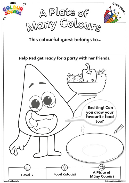 A Plate of Many colours