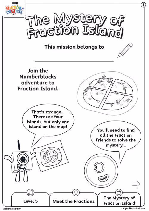 The Mystery of Fraction Island