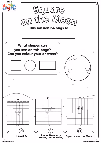 Square on the Moon