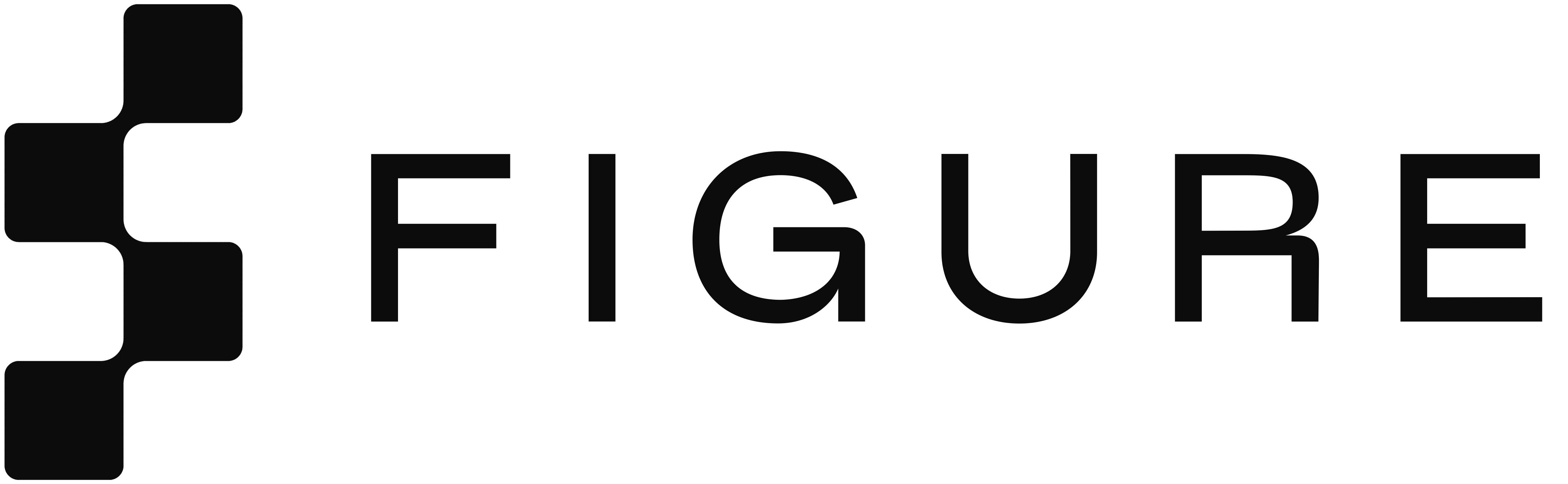 Figure company logo with four rounded black squares forming a plus sign on left.