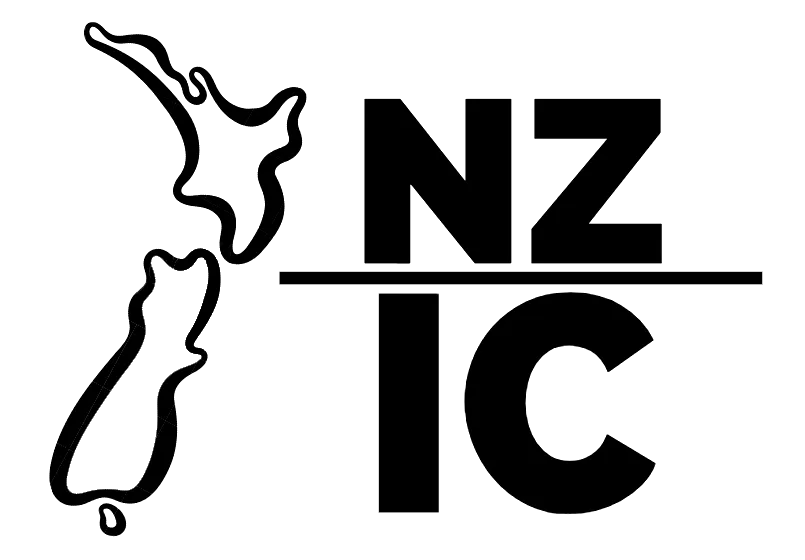 black nzIC logo