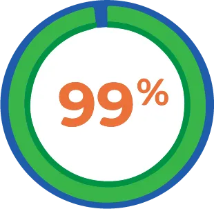 99% loaded icon