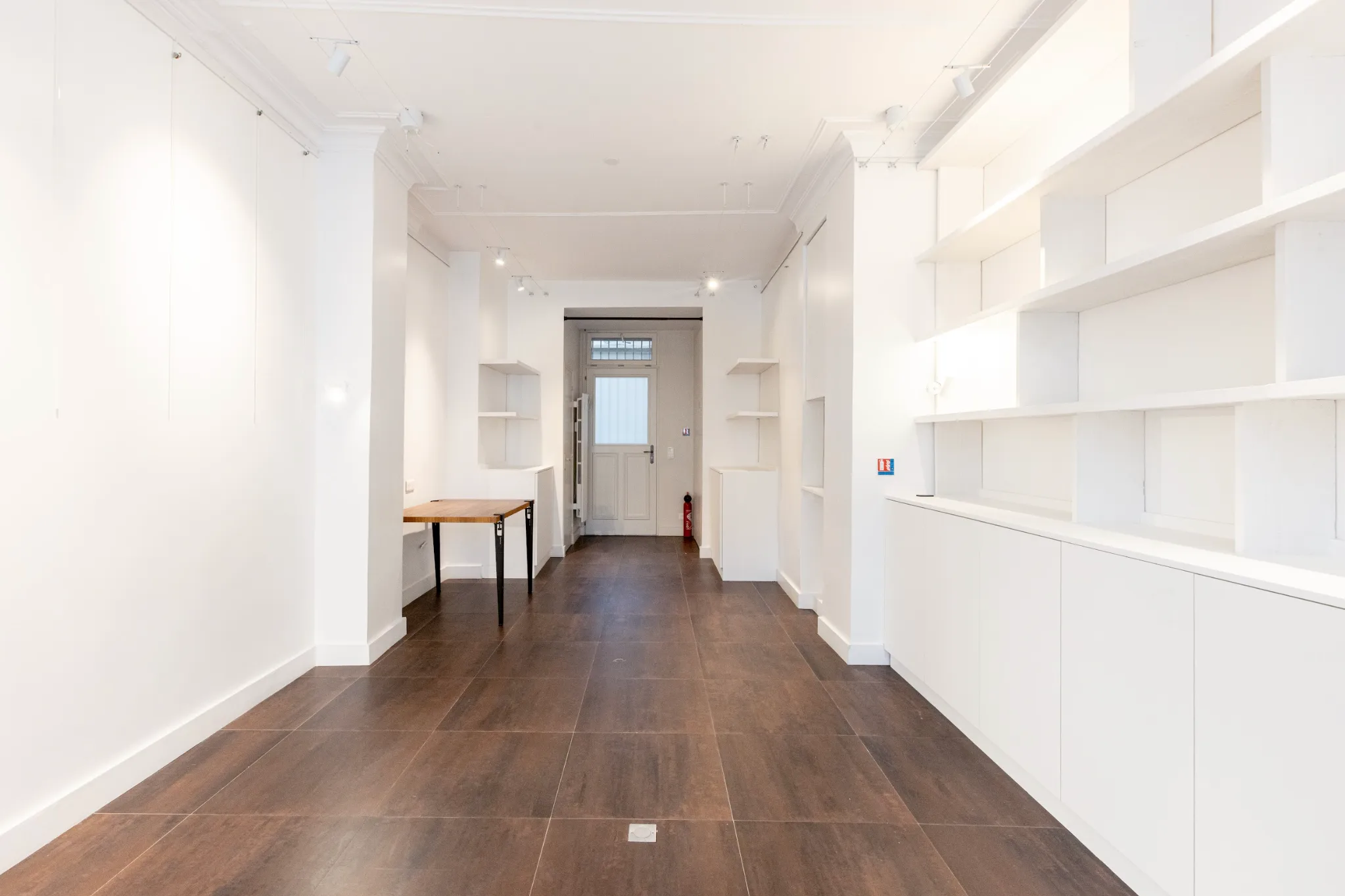 intérieur pop up store 66 rue legendre