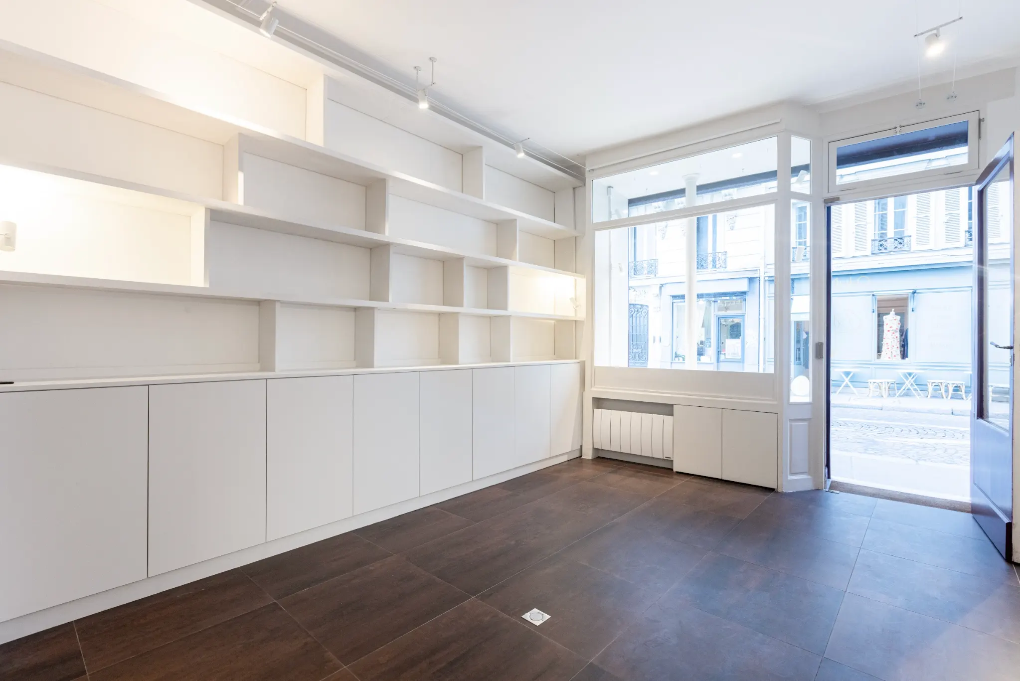 intérieur pop up store 66 rue legendre
