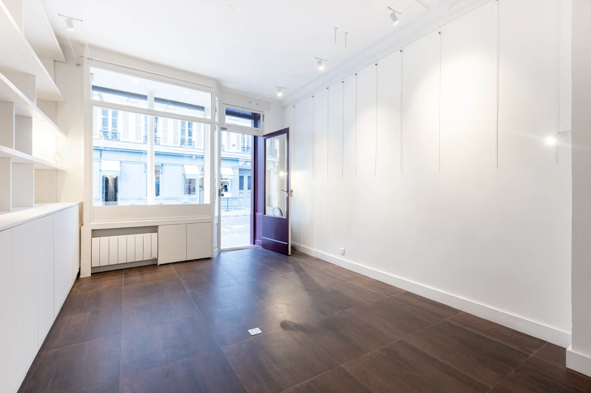 intérieur pop up store 66 rue legendre