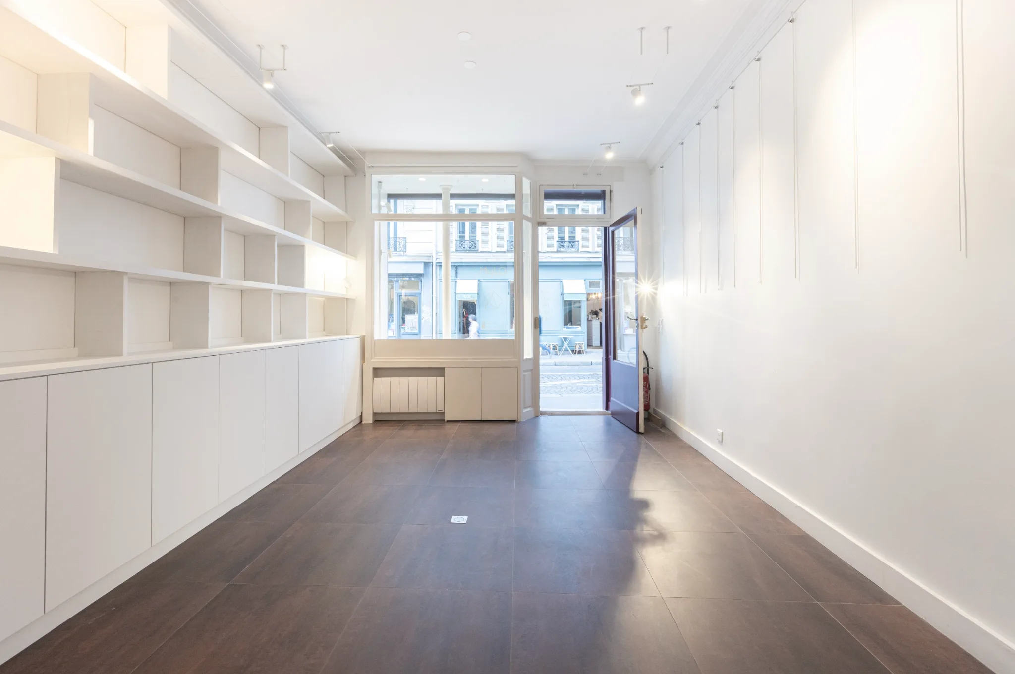 intérieur pop up store 66 rue legendre