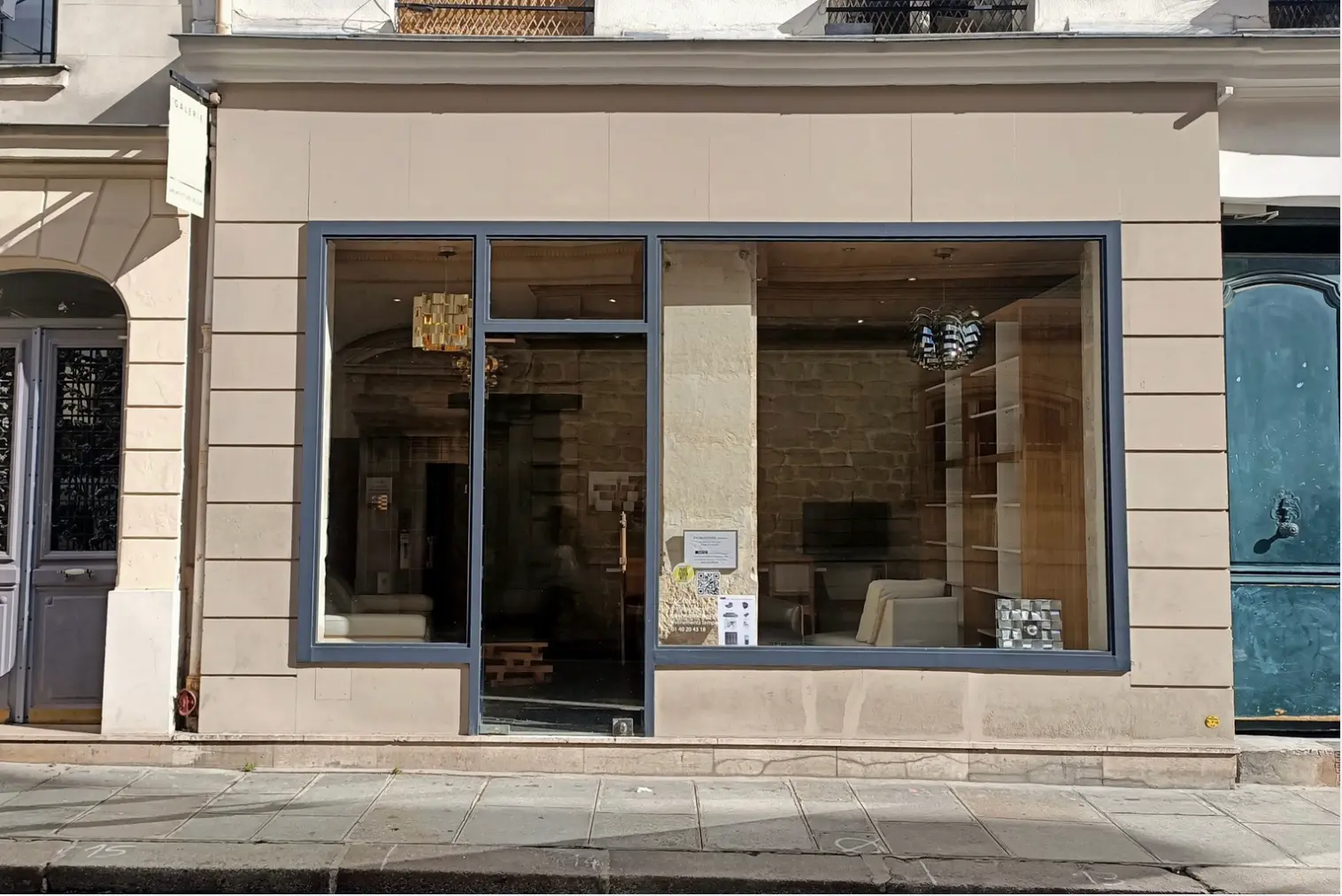Location showroom rue Caffarelli, Paris 3ème