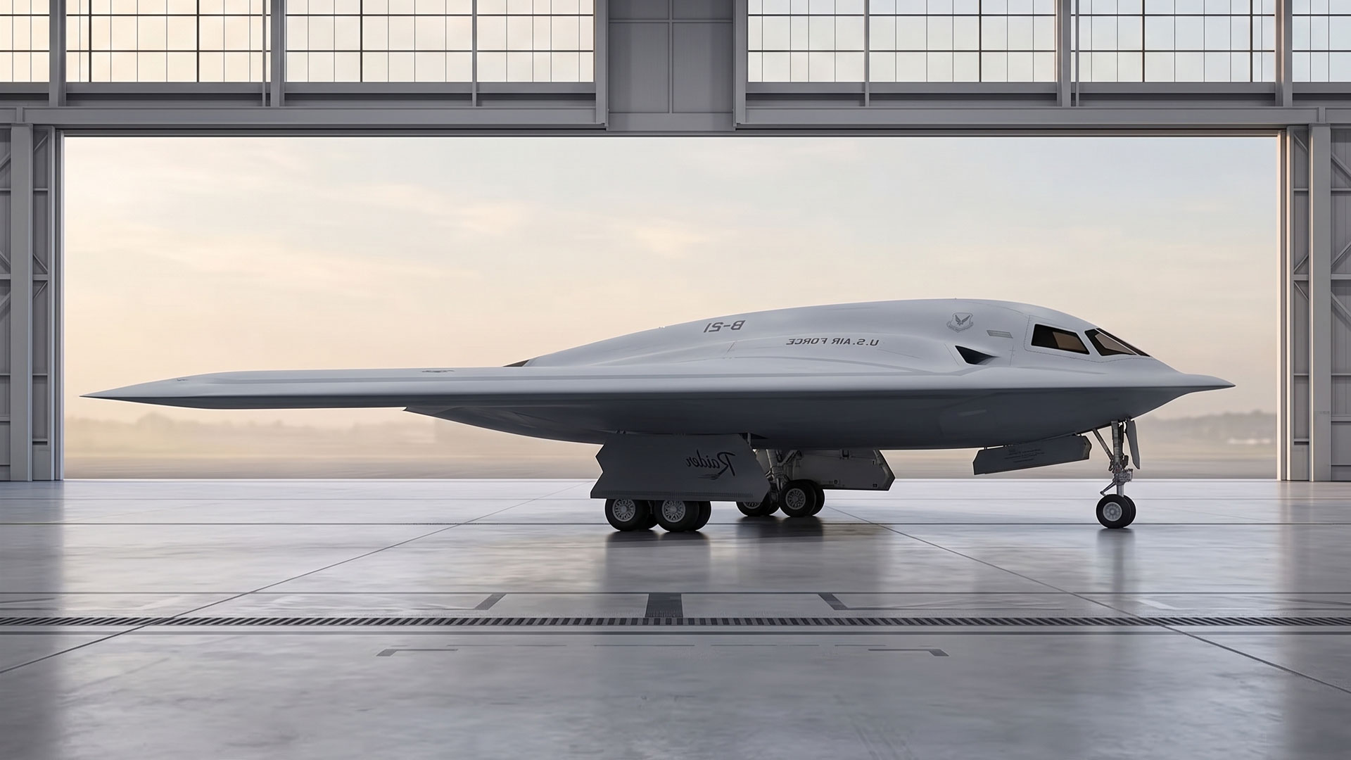 B-21 Raider side profile