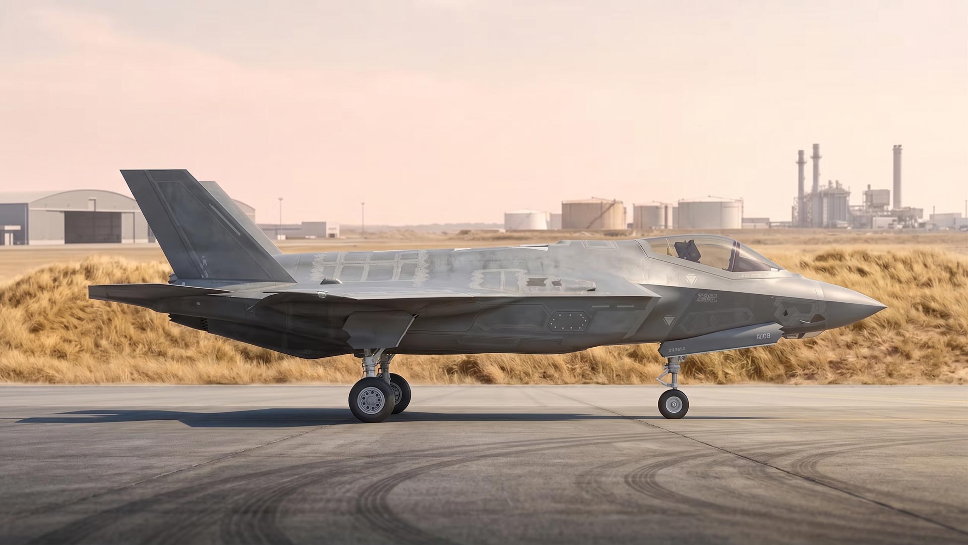 F-35 Lightning II side profile