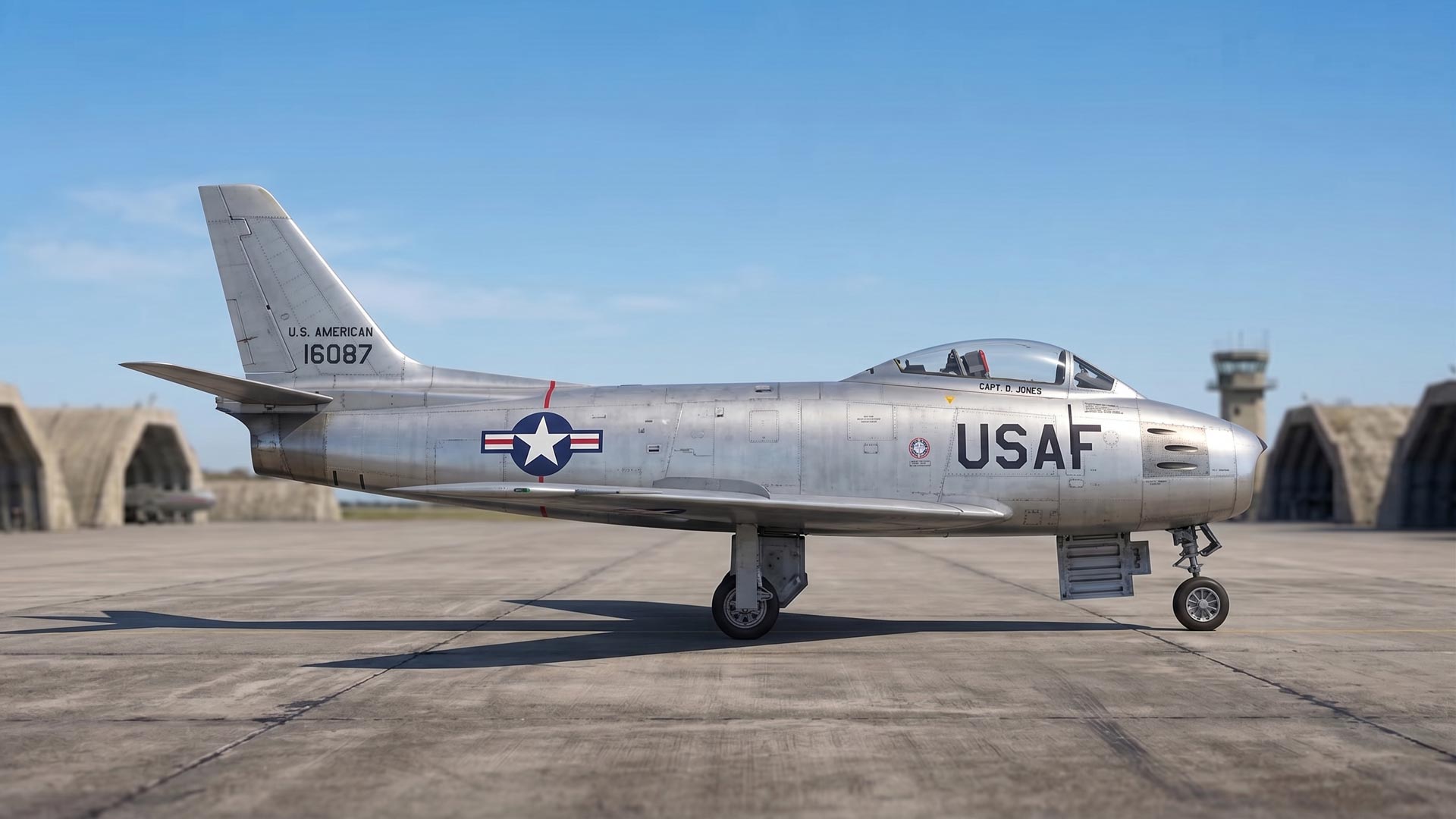F-86 Sabre side profile