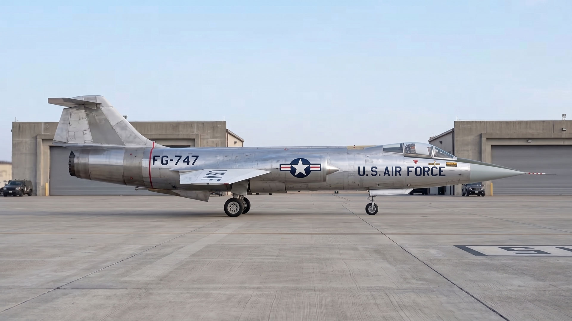 F-104 Starfighter side profile