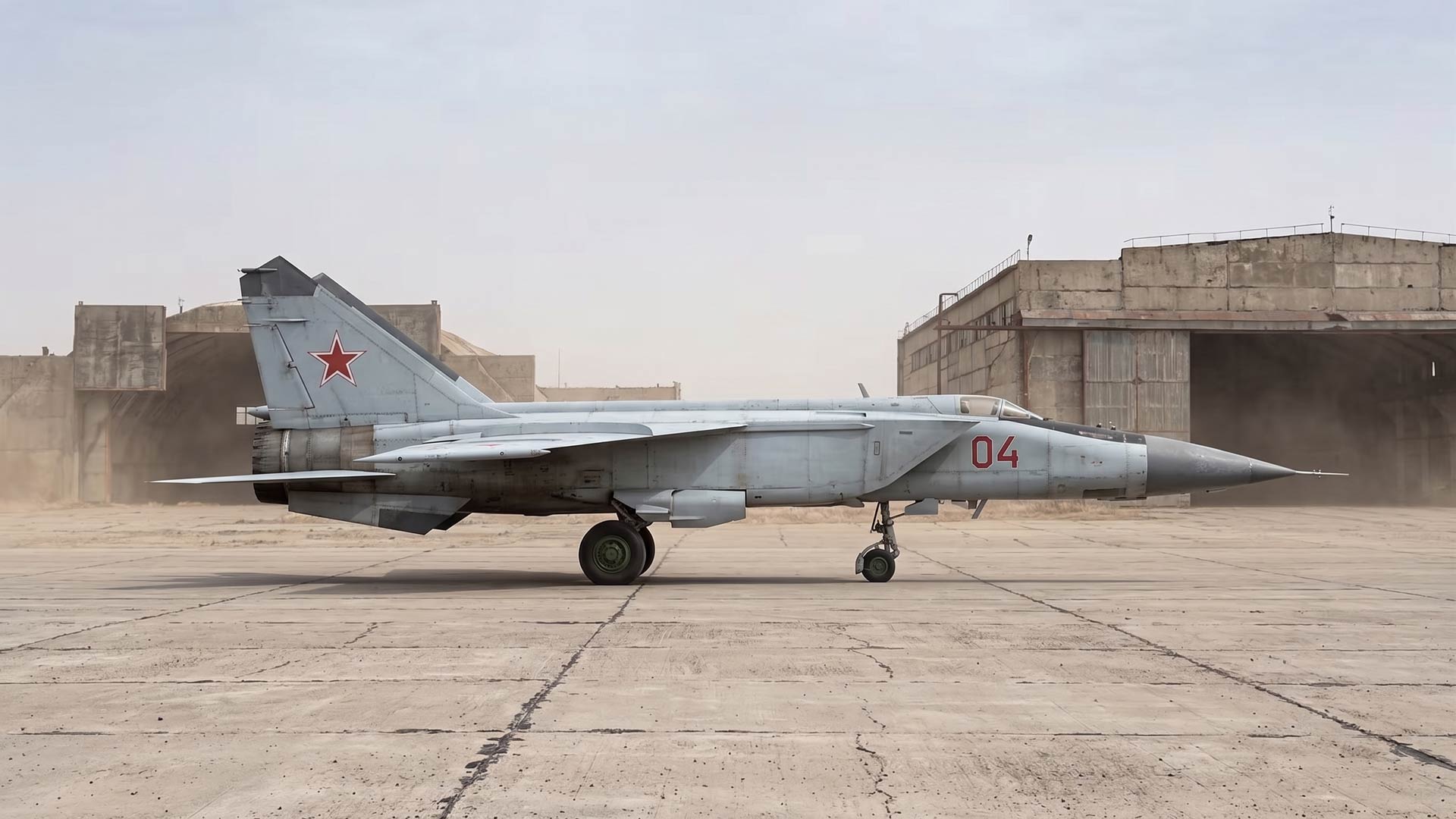 MiG-25 Foxbat side profile