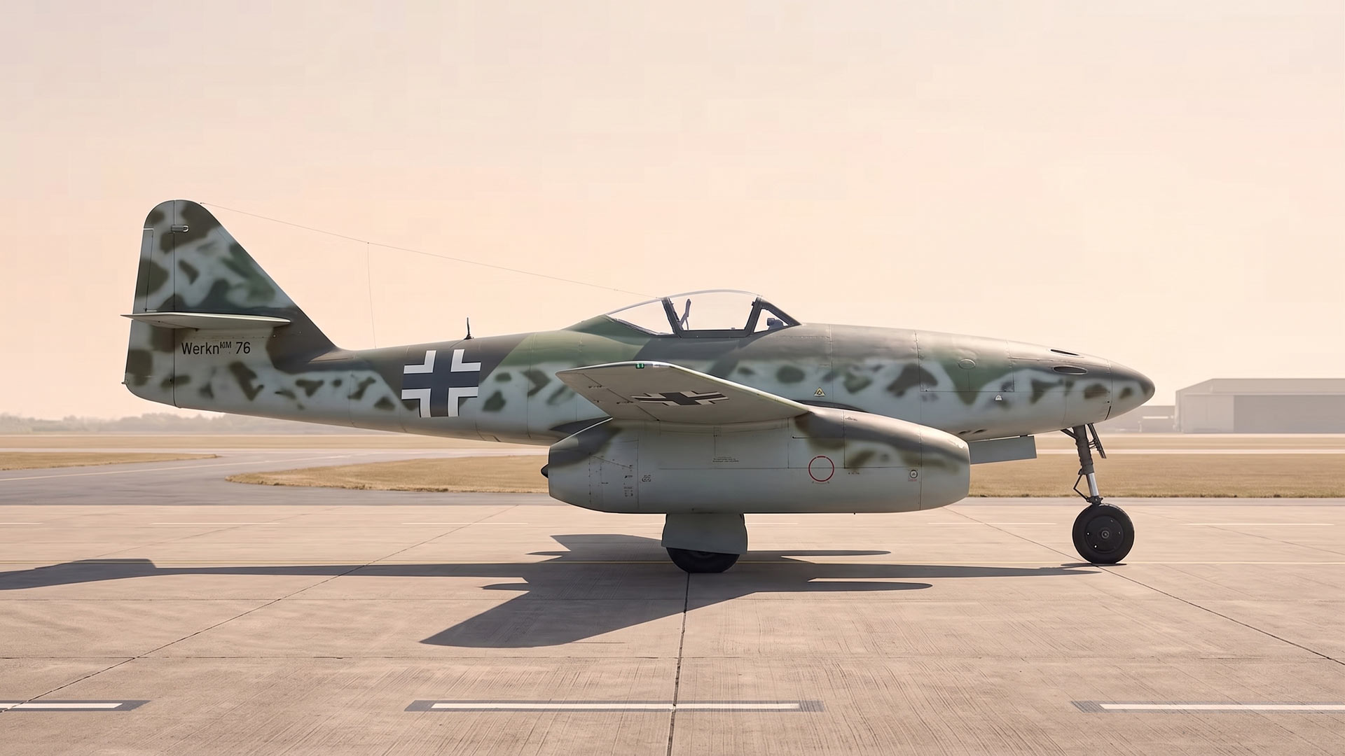 Me 262 Schwalbe side profile