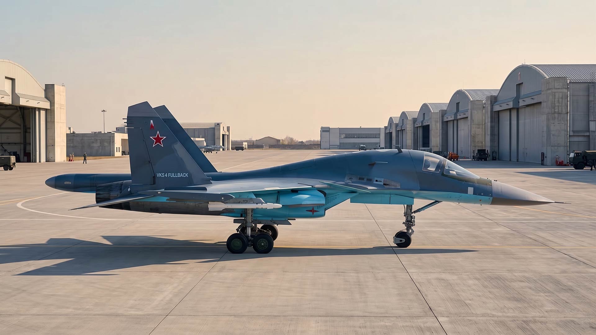 Su-34 Fullback side profile
