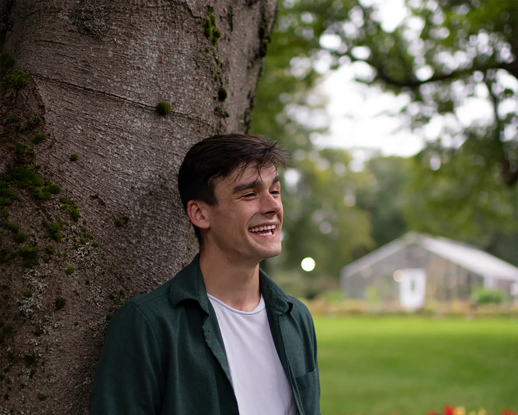 Photo of Colby F. outside on an overcast day.