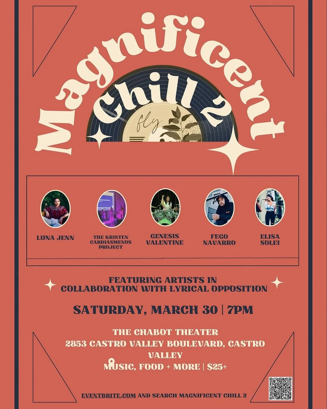 Magnificent Chill event poster.