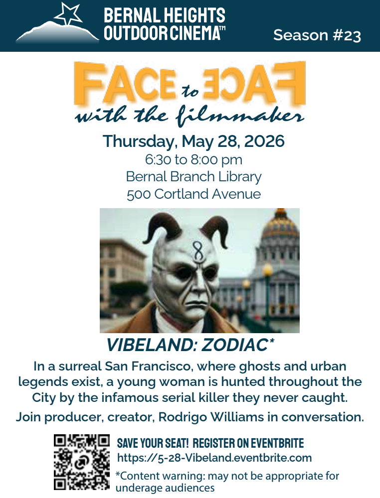 Face-to-Face with the Filmmaker presents VIBELAND:ZODIAC