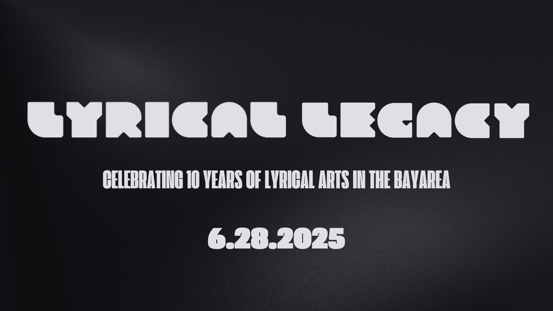 Lyrical Legacy: A Celebration of Lyrical Arts in the Bay Area