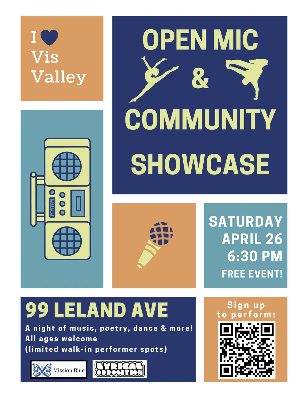 Visitacion Valley Open Mic & Community Showcase