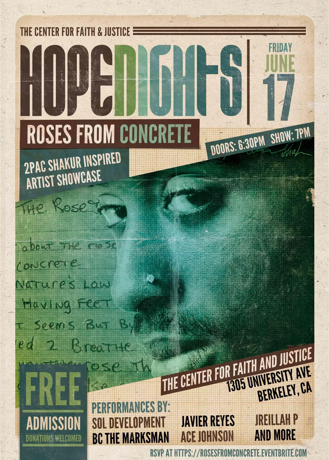 Hope Nights: Roses from Concrete