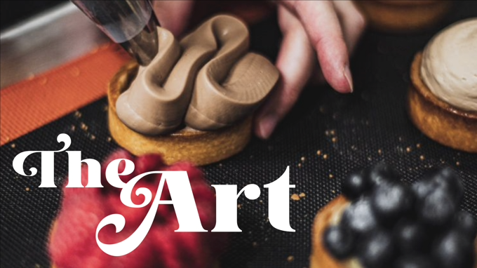 The Art: shaping and finishing pastries.